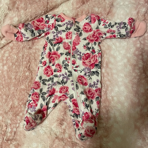 Set of 3 girl footies - Picture 3 of 3